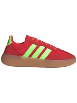 adidas Schnürschuhe^Leder-Sneakers "Barreda Decode" in Rot/ Grün