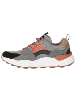Skechers Sneakers^Leder-Sneakers "Bendino Dormer" in Grau/ Orange