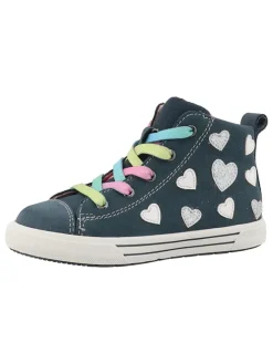 Lurchi Sneakers·Sneakers High^Leder-Sneakers "Benia" in Dunkelblau/ Bunt