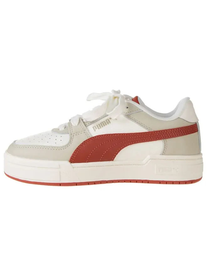 Puma Sneakers|Sneakers^Leder-Sneakers "Ca Pro Classi" in Beige/ Rot