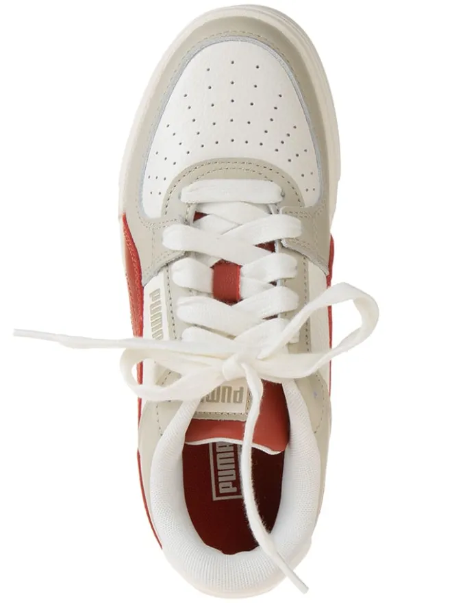 Puma Sneakers|Sneakers^Leder-Sneakers "Ca Pro Classi" in Beige/ Rot