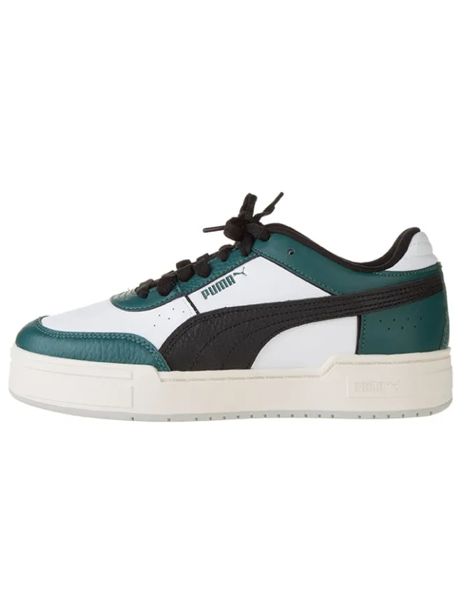 Puma Sneakers^Leder-Sneakers "Ca Pro Sport" in Grün/ Weiß