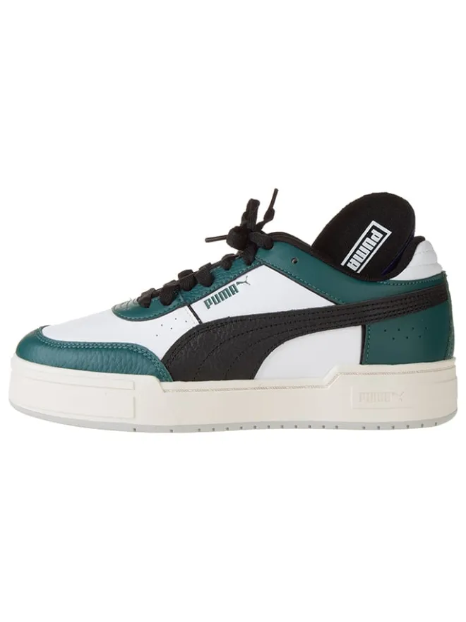 Puma Sneakers^Leder-Sneakers "Ca Pro Sport" in Grün/ Weiß
