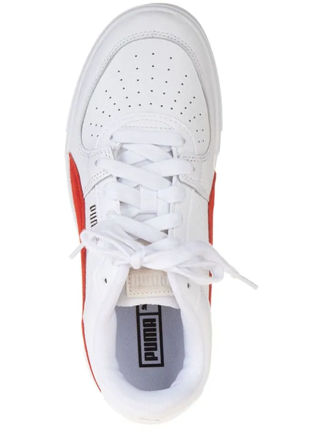 Puma Sneakers^Leder-Sneakers "Ca Pro Suede" in Weiß/ Rot