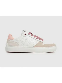 Leder-Sneakers "Camden Seal" in Weiß/ Beige>Pepe Jeans FOOTWEAR Hot