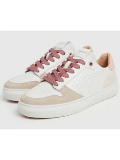 Leder-Sneakers "Camden Seal" in Weiß/ Beige>Pepe Jeans FOOTWEAR Hot