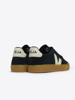 Veja Sneakers^Leder-Sneakers "Campo Bold" in Schwarz/ Creme