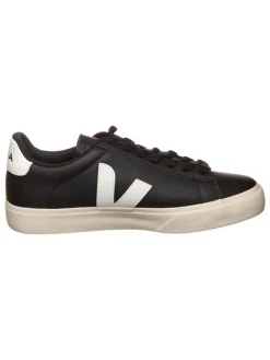 Veja Sneakers^Leder-Sneakers "Campo" in Schwarz/ Weiß