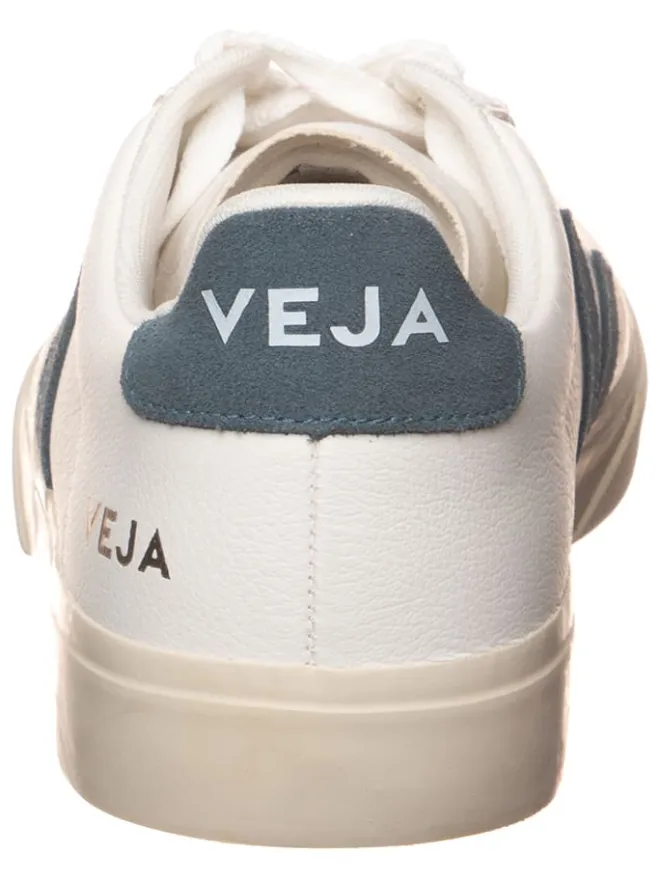 Veja Sneakers^Leder-Sneakers "Campo" in Weiß/ Blau