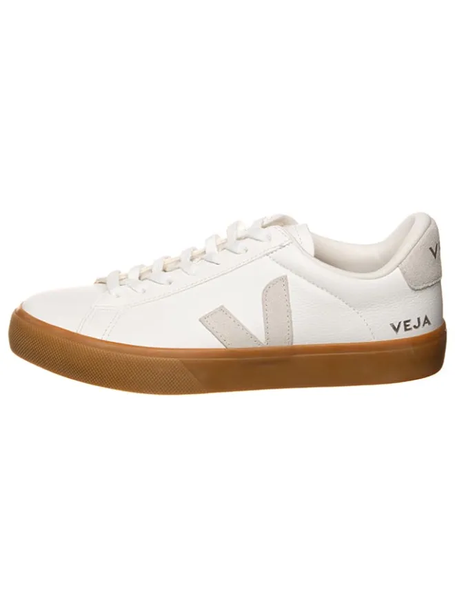 Veja Sneakers^Leder-Sneakers "Campo" in Weiß/ Beige