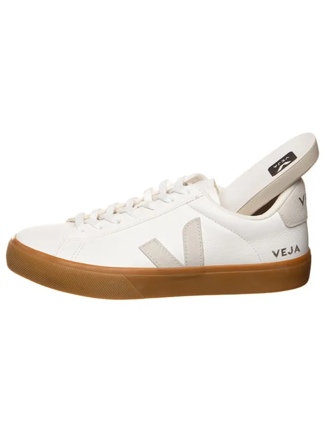 Veja Sneakers^Leder-Sneakers "Campo" in Weiß/ Beige