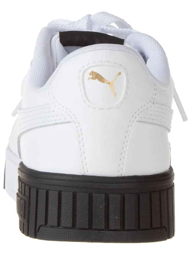 Puma Sneakers^Leder-Sneakers "Carina 2.0" in Weiß/ Schwarz