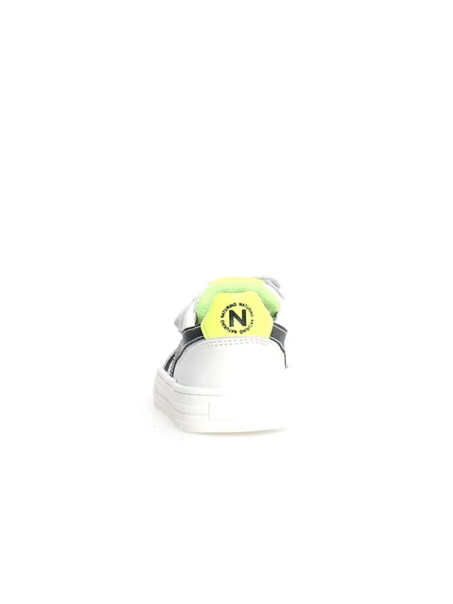 Leder-Sneakers "Ceonia" in Weiß/ Schwarz/ Gelb>Naturino Online