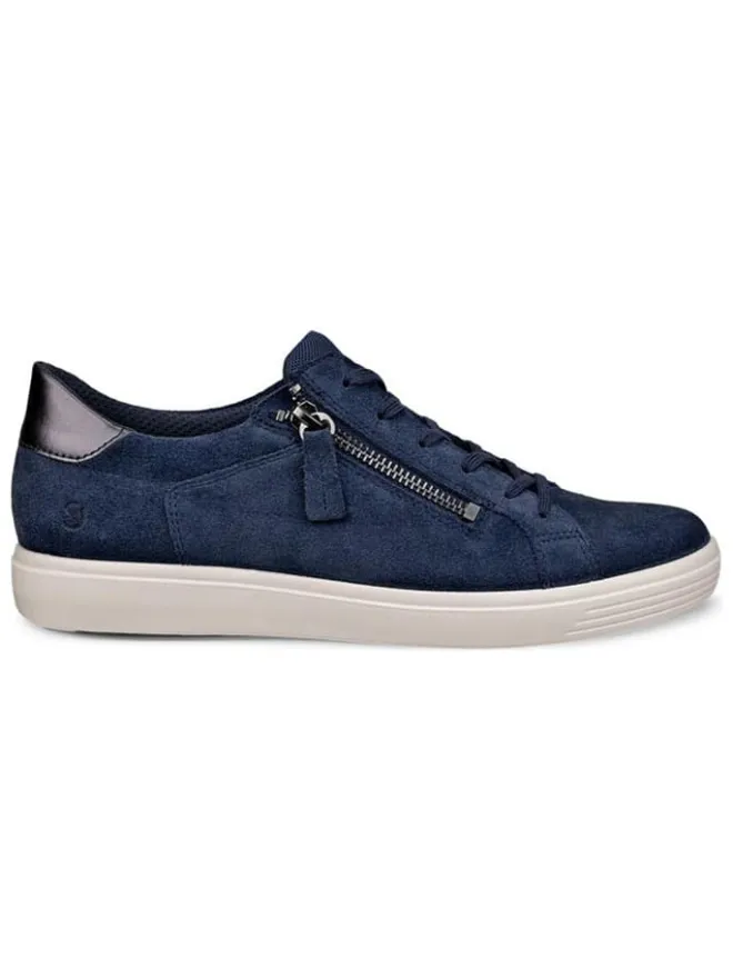 Ecco Sneakers^Leder-Sneakers "Classic" in Dunkelblau