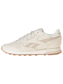 Leder-Sneakers "Classic Leather" in Beige>Reebok Hot