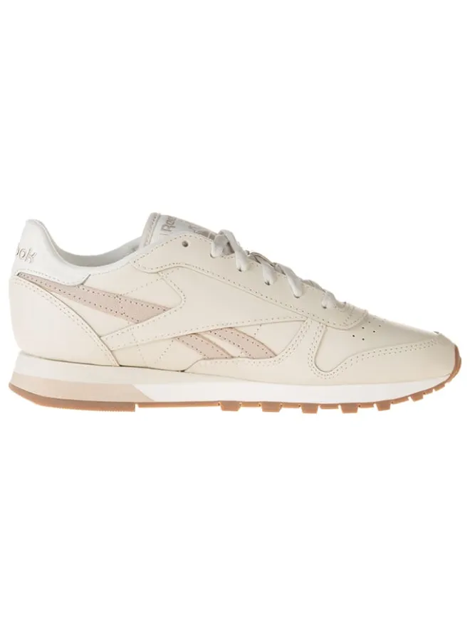 Leder-Sneakers "Classic Leather" in Beige>Reebok Hot
