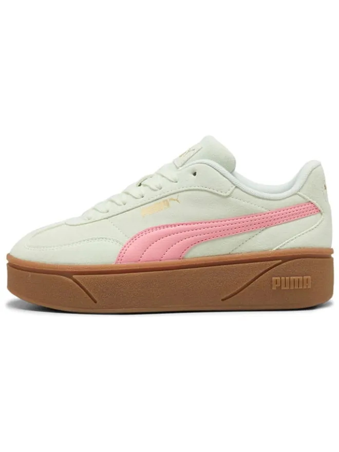 Puma Sneakers^Leder-Sneakers "Club II Era" in Grün/ Pink