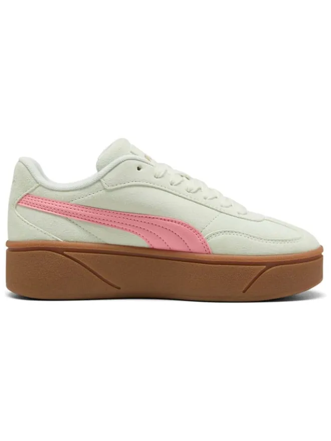 Puma Sneakers^Leder-Sneakers "Club II Era" in Grün/ Pink