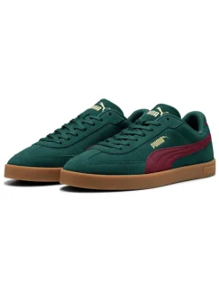 Leder-Sneakers "Club II Era" in Grün/ Lila>Puma