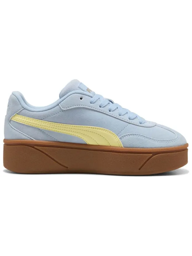 Leder-Sneakers "Club II Era" in Hellblau/ Gelb>Puma Discount