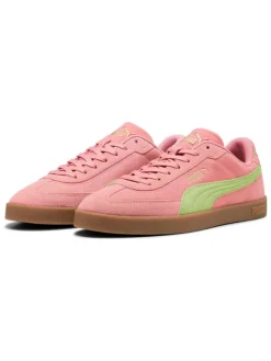 Leder-Sneakers "Club II Era" in Rosa/ Grün>Puma Discount