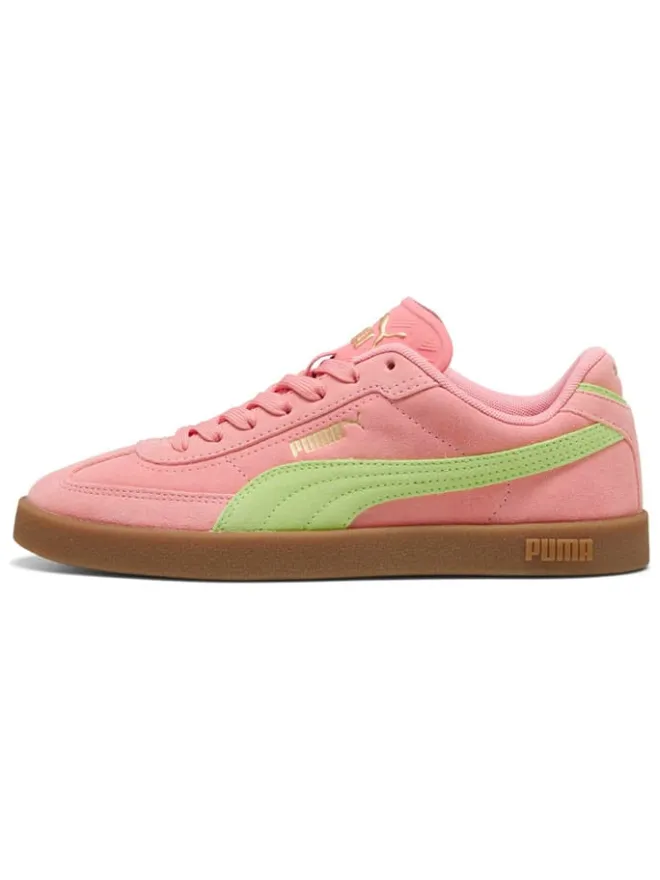 Leder-Sneakers "Club II Era" in Rosa/ Grün>Puma Discount