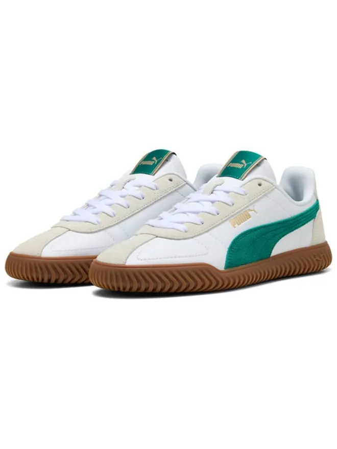 Leder-Sneakers "Club Kayzer" in Weiß/ Beige/ Grün>Puma New