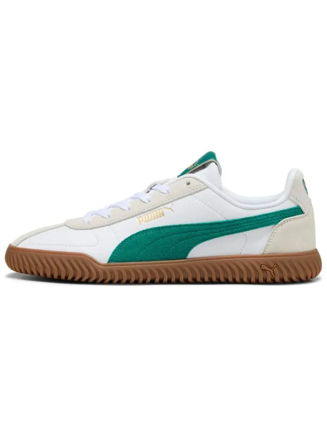 Leder-Sneakers "Club Kayzer" in Weiß/ Beige/ Grün>Puma New