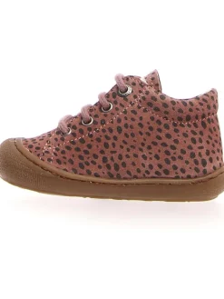 Naturino Sneakers^Leder-Sneakers "Cocoon" in Rosa/ Anthrazit