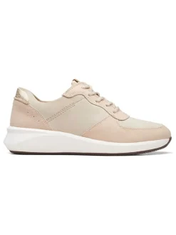 Clarks Sneakers^Leder-Sneakers "Comb Un Rio" in Beige