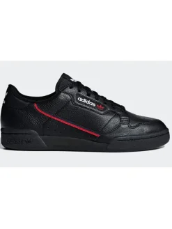 adidas Sneakers^Leder-Sneakers "Continental 80" in Schwarz
