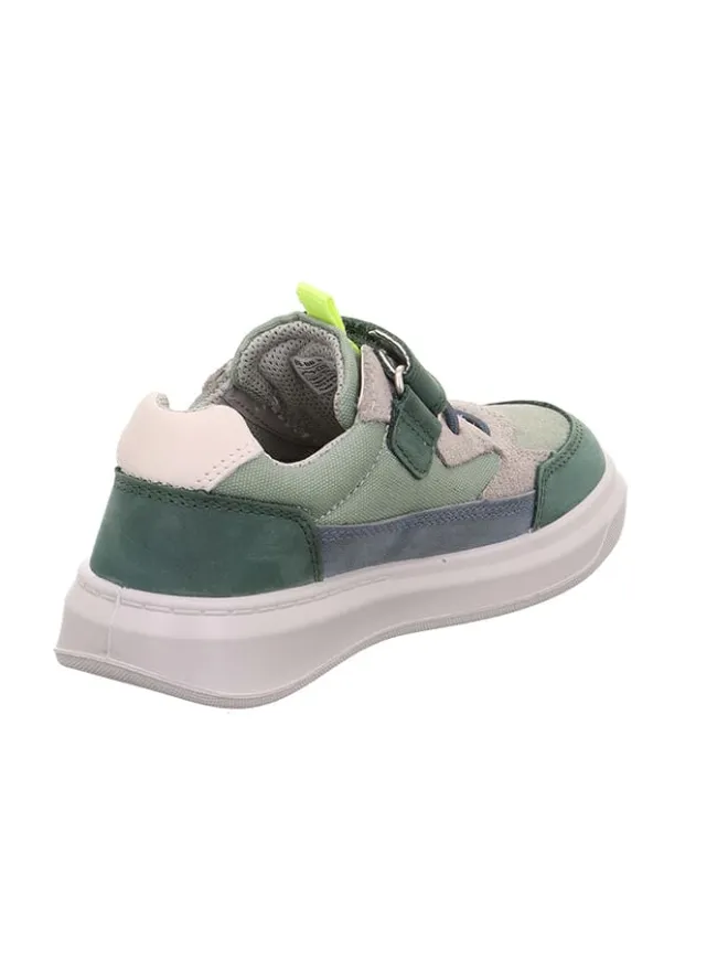 superfit Sneakers·Sneakers Low^Leder-Sneakers "Cosmo" in Grün/ Beige