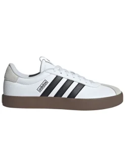 adidas Sneakers^Leder-Sneakers "Court 3.0" in Weiß/ Schwarz/ Beige