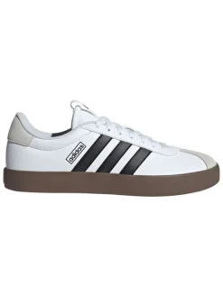 adidas Sneakers^Leder-Sneakers "Court 3.0" in Weiß/ Schwarz/ Beige