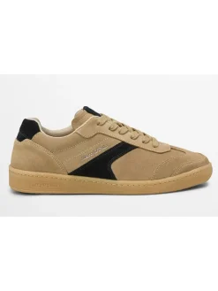 Leder-Sneakers "Court" in Beige/ Schwarz>Marc O'Polo Shoes Clearance