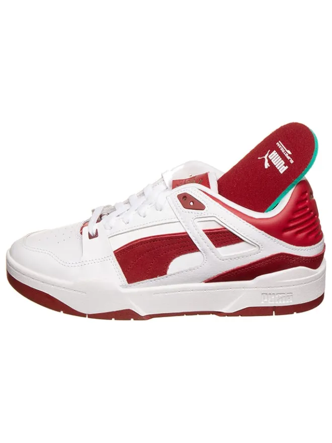 Puma Sneakers|Sneakers^Leder-Sneakers "C-Pma Slipstream" in Weiß/ Rot