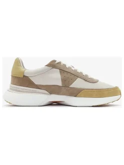 Clarks Sneakers^Leder-Sneakers "Craft Pace" in Hellbraun/ Beige