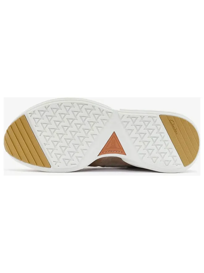 Clarks Sneakers^Leder-Sneakers "Craft Pace" in Hellbraun/ Beige