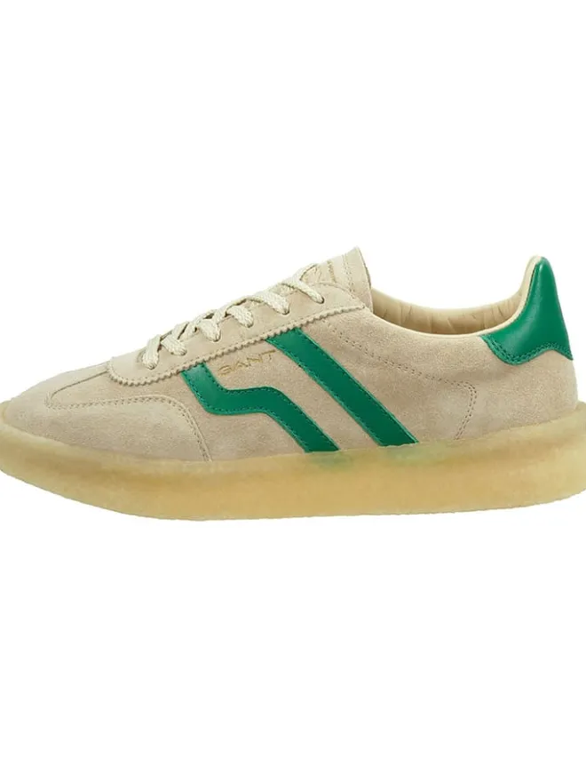 Leder-Sneakers "Cuzima Crepe" in Beige/ Grün>GANT Footwear Discount