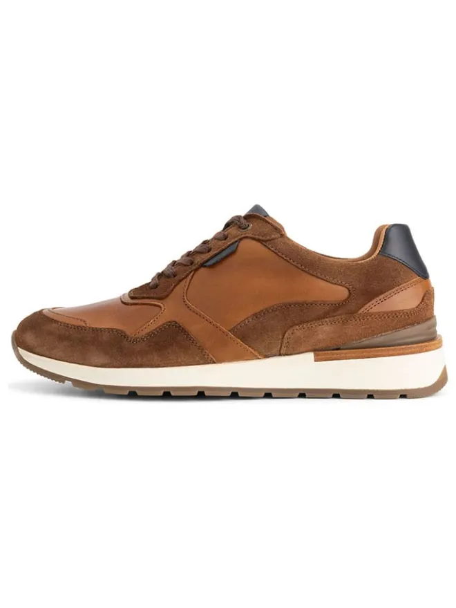 Leder-Sneakers "Dalton" in Hellbraun>TRAVELIN' Hot