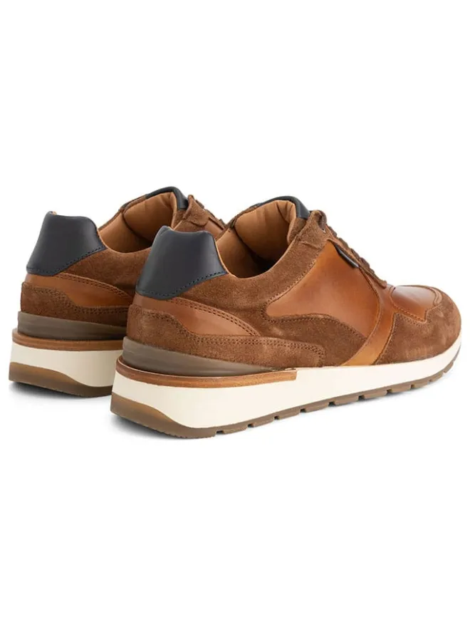 Leder-Sneakers "Dalton" in Hellbraun>TRAVELIN' Hot