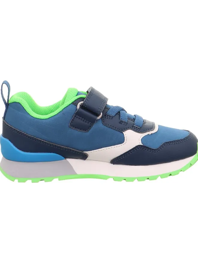 superfit Sneakers·Sneakers Low^Leder-Sneakers "Dash" in Blau/ Weiß/ Grün