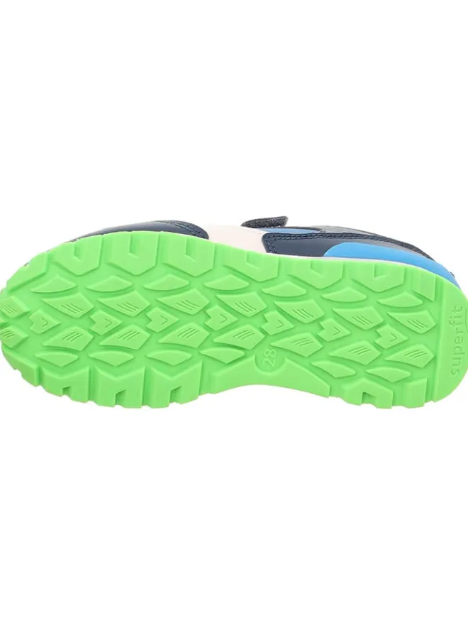 superfit Sneakers·Sneakers Low^Leder-Sneakers "Dash" in Blau/ Weiß/ Grün