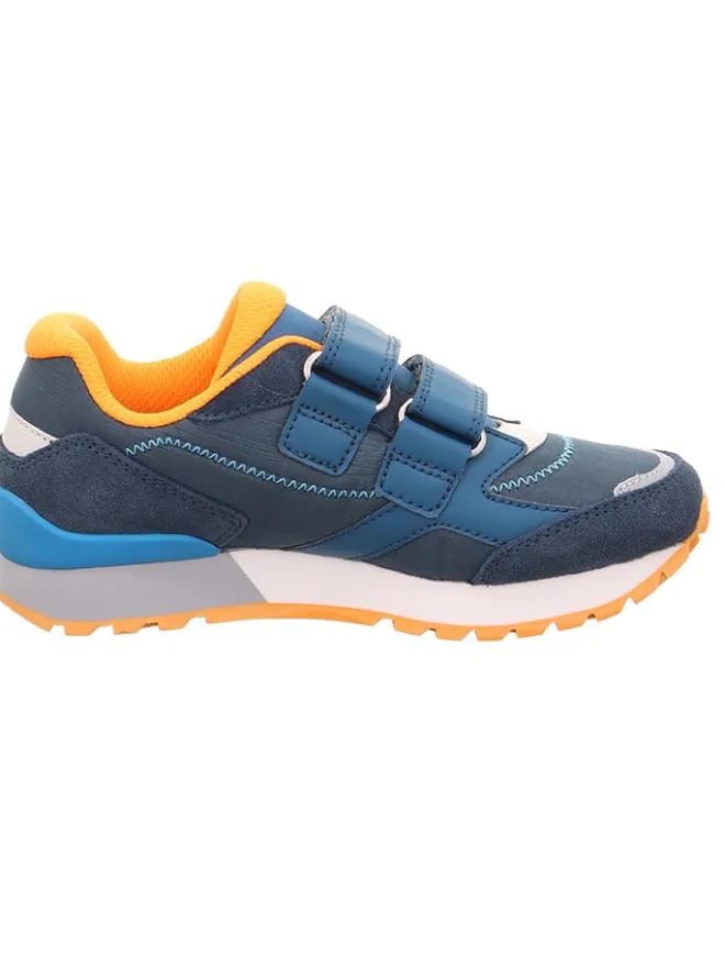 Leder-Sneakers "Dash" in Blau/ Weiß/ Orange>superfit Sale