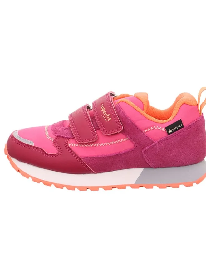 superfit Sneakers·Sneakers Low^Leder-Sneakers "Dash" in Pink/ Orange/ Rot