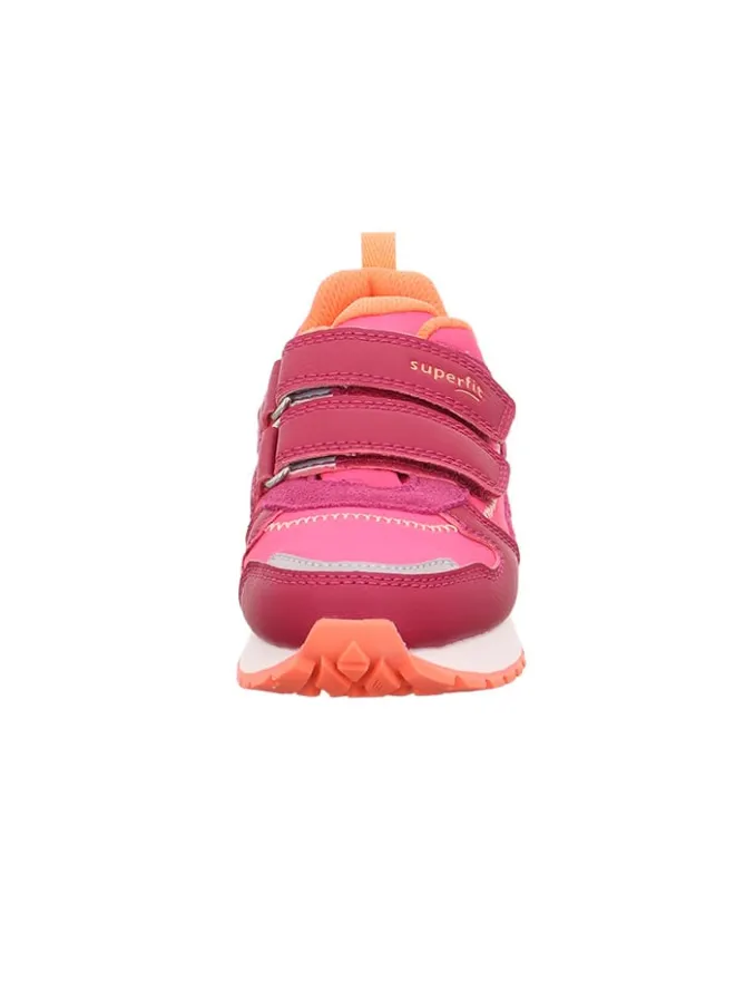 superfit Sneakers·Sneakers Low^Leder-Sneakers "Dash" in Pink/ Orange/ Rot
