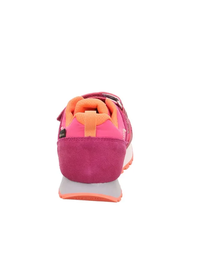 superfit Sneakers·Sneakers Low^Leder-Sneakers "Dash" in Pink/ Orange/ Rot