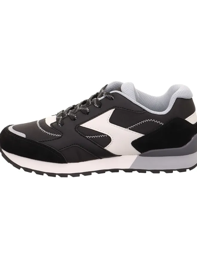 Leder-Sneakers "Dash" in Schwarz/ Weiß/ Grau>superfit Hot