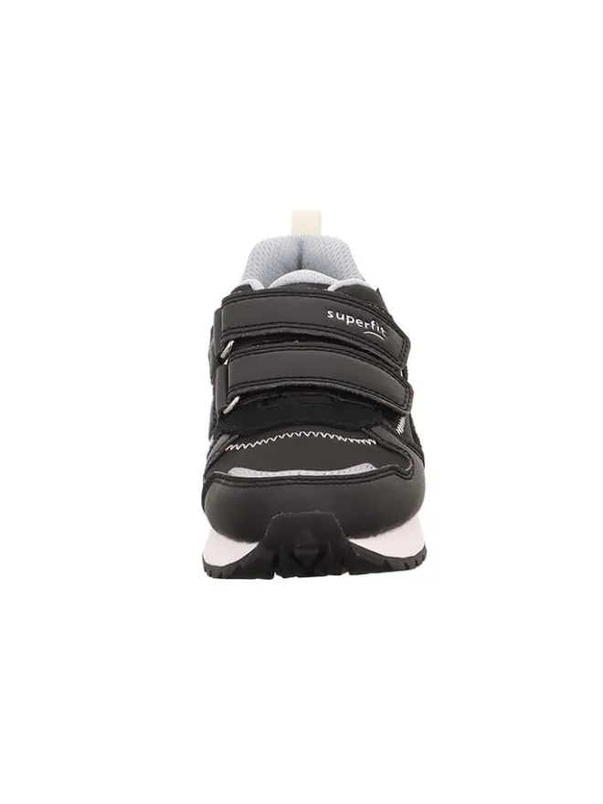 Leder-Sneakers "Dash" in Schwarz/ Weiß>superfit Outlet