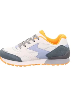 superfit Sneakers·Sneakers Low^Leder-Sneakers "Dash" in Weiß/ Orange/ Dunkelblau